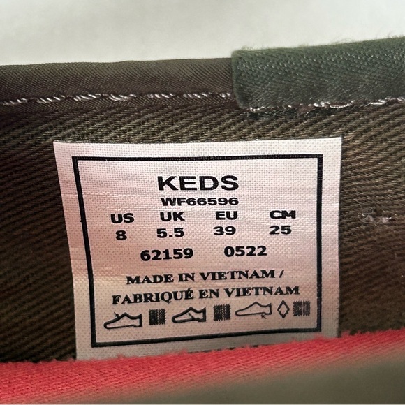 Keds Double Decker Green Wave Nylon - Picture 7 of 9